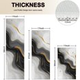 thumbnail image 4 of Black Marble Gold Wave Pattern Kitchen Rugs Sets Of 3,Kitchen Runner Rugs Non Skid Washable,Decorative Kitchen Floor Mats for Kitchen,Sink,Laundry,17"x30"+ 17"x47" + 17"x59", 4 of 6