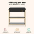 thumbnail image 6 of Dream On Me Soho Changing Table In Matte Black Vintage, 6 of 6