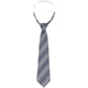 thumbnail image 1 of Corbata de rayas preatadas para hombres Inspire Chic para el Día del Padre, cuello ajustable elástico, corbatas fáciles para uniforme universitario, gris, talla única, 1 of 4