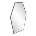 thumbnail image 4 of Tyler Dillon Silver Heaxgonal Shaped Metal Framed Wall Mirror - 30" x 30", 4 of 7