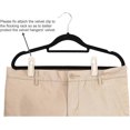thumbnail image 5 of Velvet Hangers Clips, 20 Pack Finger Clips, Strong Felt Hanger Clips for Velvet Trousers Hangers, Ivory, 5 of 5