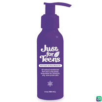 Just for Teens Wild Purple Sea Moss Face Moisturizer with Aloe Vera and Tea Tree Oil, 6 fl oz
