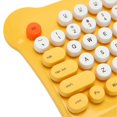 thumbnail image 2 of 2.4GHz Wireless Keyboard and Mouse Combo, Compatible with Windows 98, 7, 8, 10 and 11, Yellow, 2 of 4