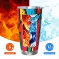 thumbnail image 5 of KLL Colorful Arrow Graffiti Pattern Print 40oz Stainless Steel Insulated Car Cup with Spillproof Lid - Keep Your Drink Hot or Cold on the Go-Without Straw, 5 of 8