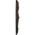 thumbnail image 4 of Ekena Millwork 21"OD x 2"P Marseille Ceiling Medallion (Fits Canopies up to 7 3/8"), Hand-Painted Rust, 4 of 6