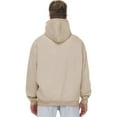 thumbnail image 6 of Rggeeun Mens Hoodies Men's Casual Pullover Hoodie Solid Color Loose Fit Pocket Winter Sweatshirt Comfortable Soft Fabric For Daily Wear Loose Casual, 6 of 7