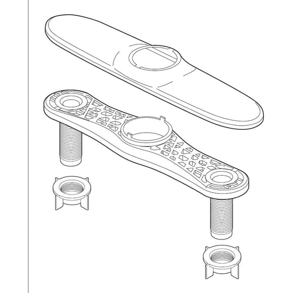 Delta Faucet Rp70714 Escudos De Grifo Cromo