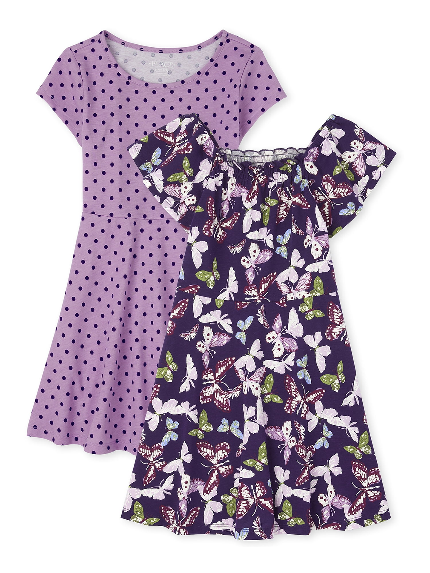 The Children's Place Girls Fashion Dresses, 2Pack, Sizes 416