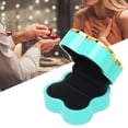 thumbnail image 3 of Octpeak Ring Gift Box,Ring Box,Four Leaf Clover Shaped Ring Box Portable Jewelry Storage Display Case with Light, 3 of 8
