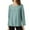 Green, variant on MIXUE Women Blouses Autumn Winter Linen Solid Color Round Neck Long Sleeve Loose Casual Fashion Womens Tops Streetwear,Purple,XL