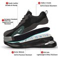thumbnail image 2 of SKIUHS Men's Steel Toe Safety Work Shoes – Mesh & Faux Suede Breathable Stylish Lightweight, 2 of 6