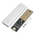 thumbnail image 1 of M.2 NVMe SSD Enclosure 10Gbps, USB 3.1 Type C, UASP Protocol, Aluminium Alloy, Designed for 2230 2242 2260 2280 SSD, Widely Compatible, High Speed, 1 of 8