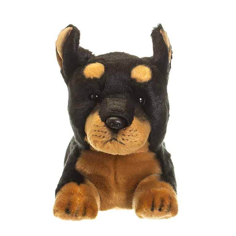 Doberman Pinscher Toy Stuffed Dog Cute Animal Dog Plush Toy Dog