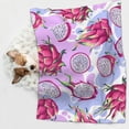 thumbnail image 6 of Yiaed Dragon Fruit Print Dog Blankets-Cat Blanket Washable for Couch Protection,Puppy Blanket, Soft Plush Reversible Throw Furniture Protector-Medium, 6 of 8