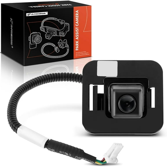 A-Premium Park Assist Camera Rear View Backup Reverse Camera Compatible with Select Nissan Models - 2007-2012 Altima Sedan - Replace# 28442JA000