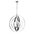 thumbnail image 1 of 5 Light Up Chandelier with Satin Nickel finish, 1 of 1