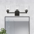 thumbnail image 3 of 10383-04 Livex Lighting Aragon - 3 Light Bath Vanity In Architectural Style-9.5 Inches Tall and 23 Inches Wide-Black Finish, 3 of 14