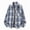 #466-Light Blue, variant on Ceisia Men's Loose Fit Plaid Button Down Long Sleeve Lapel Shirt Jacket Casual Overshirt With Chest Pocket Gift