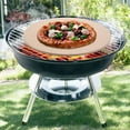 thumbnail image 3 of 13 Inch Pizza Stone for Cooking Baking Grilling Pizza Tools for Oven and Bbq Grill Bakeware Bread Tr beige Cordierite, 3 of 6