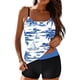 thumbnail image 3 of Trajes de baño para mujer Trajes de baño de dos piezas con espalda de tiras y estampado conservador para mujer Trajes de baño para mujer Trajes de baño para mujer Trajes de baño de moda playera para m, 3 of 8