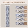 thumbnail image 5 of Roxstand 2'x10' Washable Runner Rug for Hallway Entrance Bedroom Entryway, Vintage Oriental Non Slip Stain Resistant Kitchen Rugs, Blue, 5 of 10