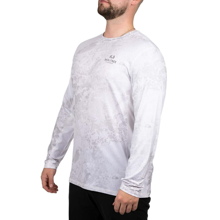 Realtree Wav3 Long Sleeve Fishing Tee UPF 30+ Protection