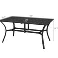 thumbnail image 3 of Powder - coated Steel Frame - Supports 110 lbs - Outdoor Afternoon Tea - Stable Dining Surface, 3 of 5