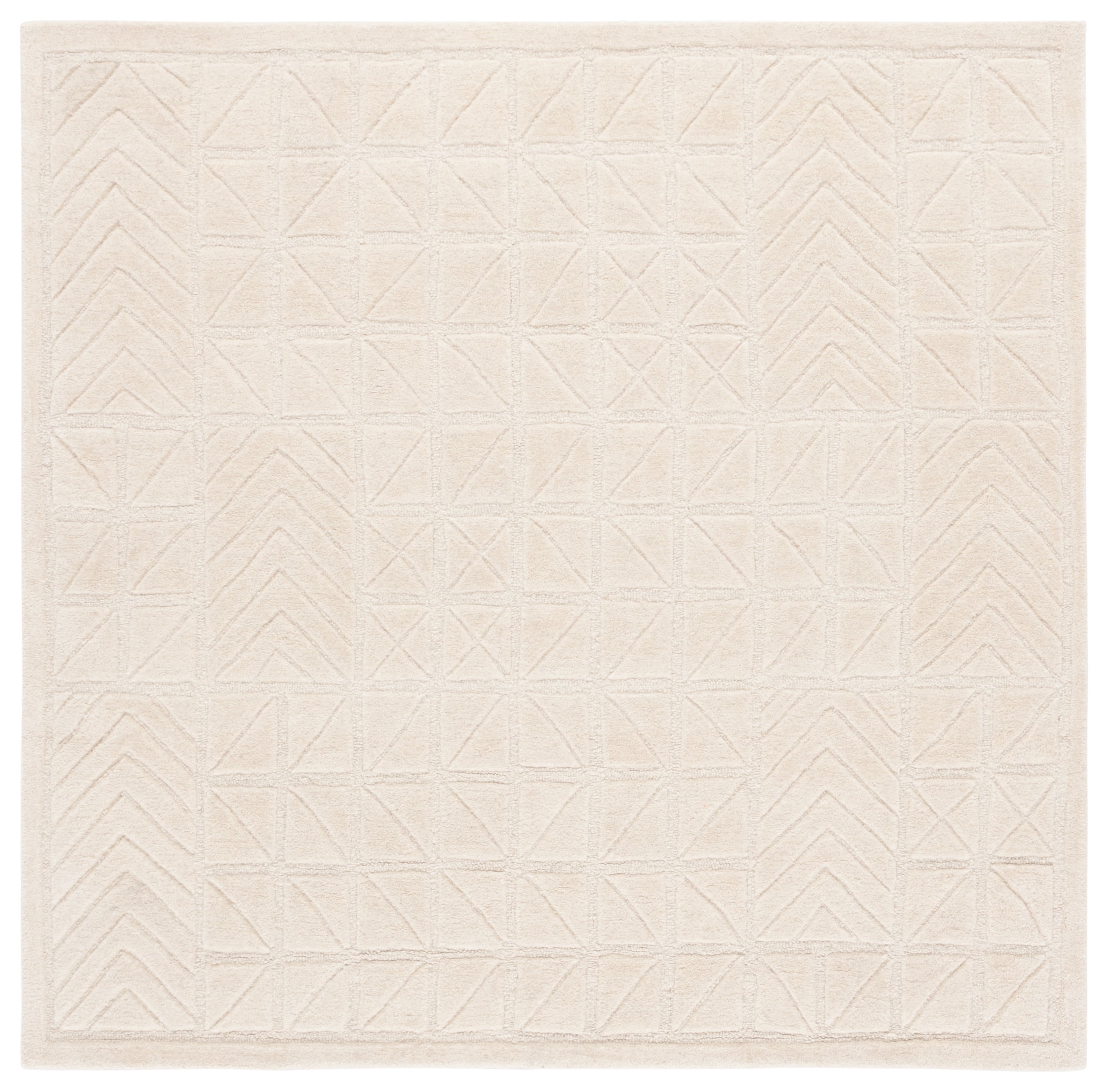 Safavieh Mykonos Claudia Diamond Area Rug, Ivory, 6' x 6' Square