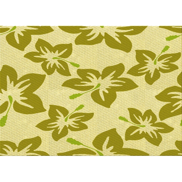 Ahgly Tapis Rectangulaire Lavable en Machine Intérieur Transitionnel Brun Doré Foncé, 3 Pieds x 5 Pieds