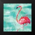 thumbnail image 2 of Brent, Paul 15x15 Black Modern Framed Museum Art Print Titled - Arianna Flamingo II, 2 of 5