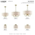 thumbnail image 6 of Livex Lighting - Blossom - 1 Light Petite Semi-Flush Mount In Transitional, 6 of 10