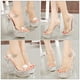 thumbnail image 2 of 1 pareja con estilo Super High High Sandals Sandalias Catwalk Club de Noche Sandalias de Tacón Alto, 2 of 6