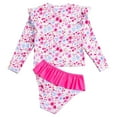 thumbnail image 6 of eczipvz Girl Swimsuits Baby Unisex Baby Rashguard Baby and Toddler Swimsuit(Hot Pink,3-4 Years), 6 of 7