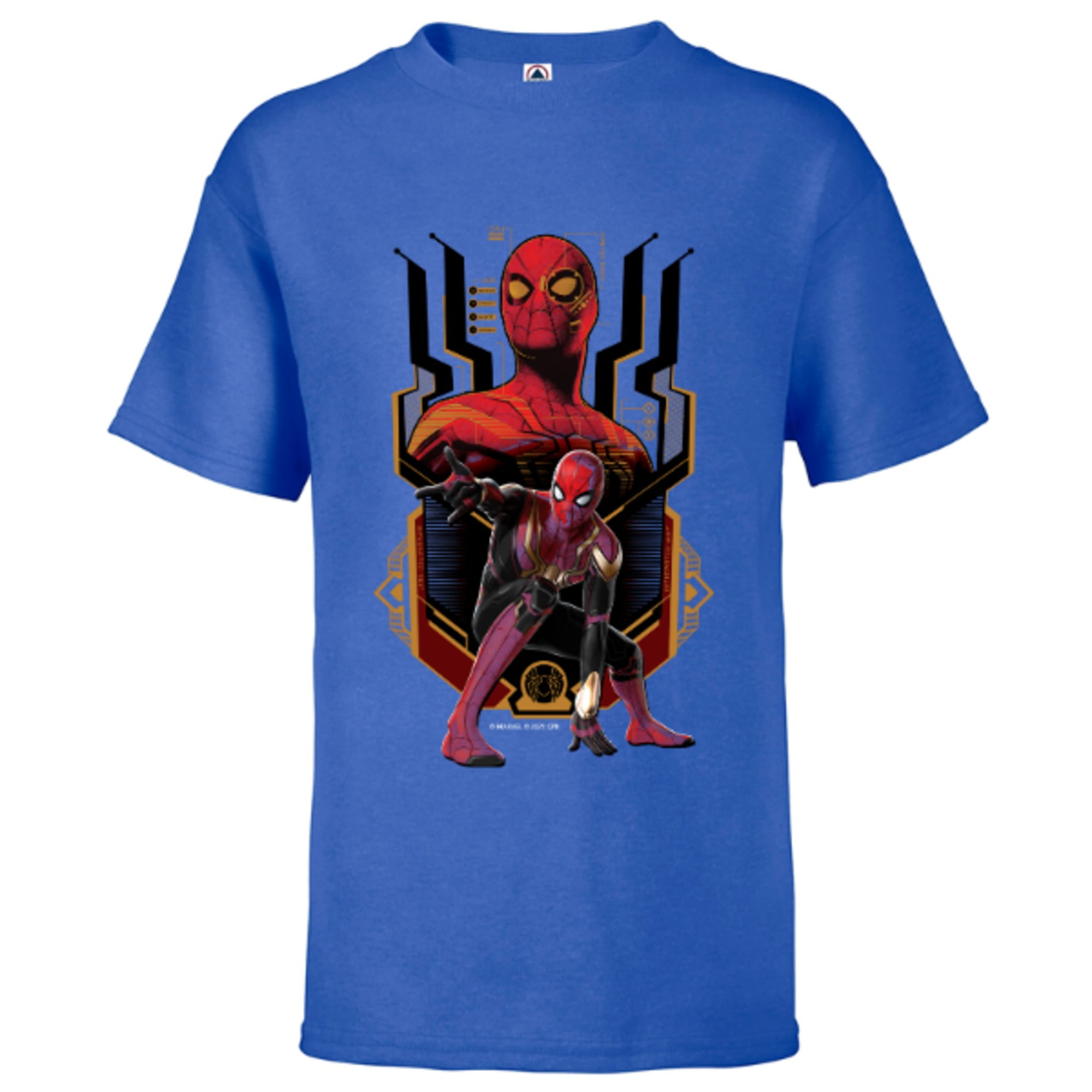 Marvel SpiderMan No Way Home Nanotech Spider Suit Short Sleeve T