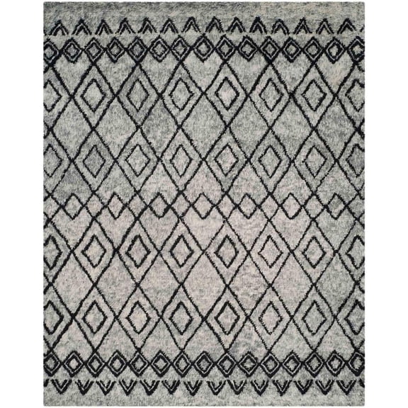 Safavieh CASABLANCA, GREY / CHARCOAL, 8' X 10', Area Rug