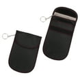 thumbnail image 1 of Ofertas Únicas 2 Pcs, Bolsa Faraday, Bolsas de Bloqueo de Señal RFID de Fibra de Carbono Negra, 1 of 6