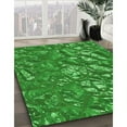 thumbnail image 2 of Ahgly Company Indoor Square Patterned Green Area Rugs, 5' Square, 2 of 6