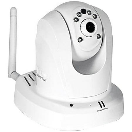 TRENDnet Megapixel Wireless N Pan, Tilt, Zoom Network Surveillance Camera with 2-Way Audio and Night Vision, TV-IP672WI White Wireless N Day/Night