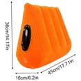 thumbnail image 3 of New Handy Handle Design Portable Wedge Pillow Inflatable Cushion Body Positioners Lightweight Wedge Pillow For Sleeping Leg Use In Bed Travel Camping Fast Inflating Deflation, 3 of 6