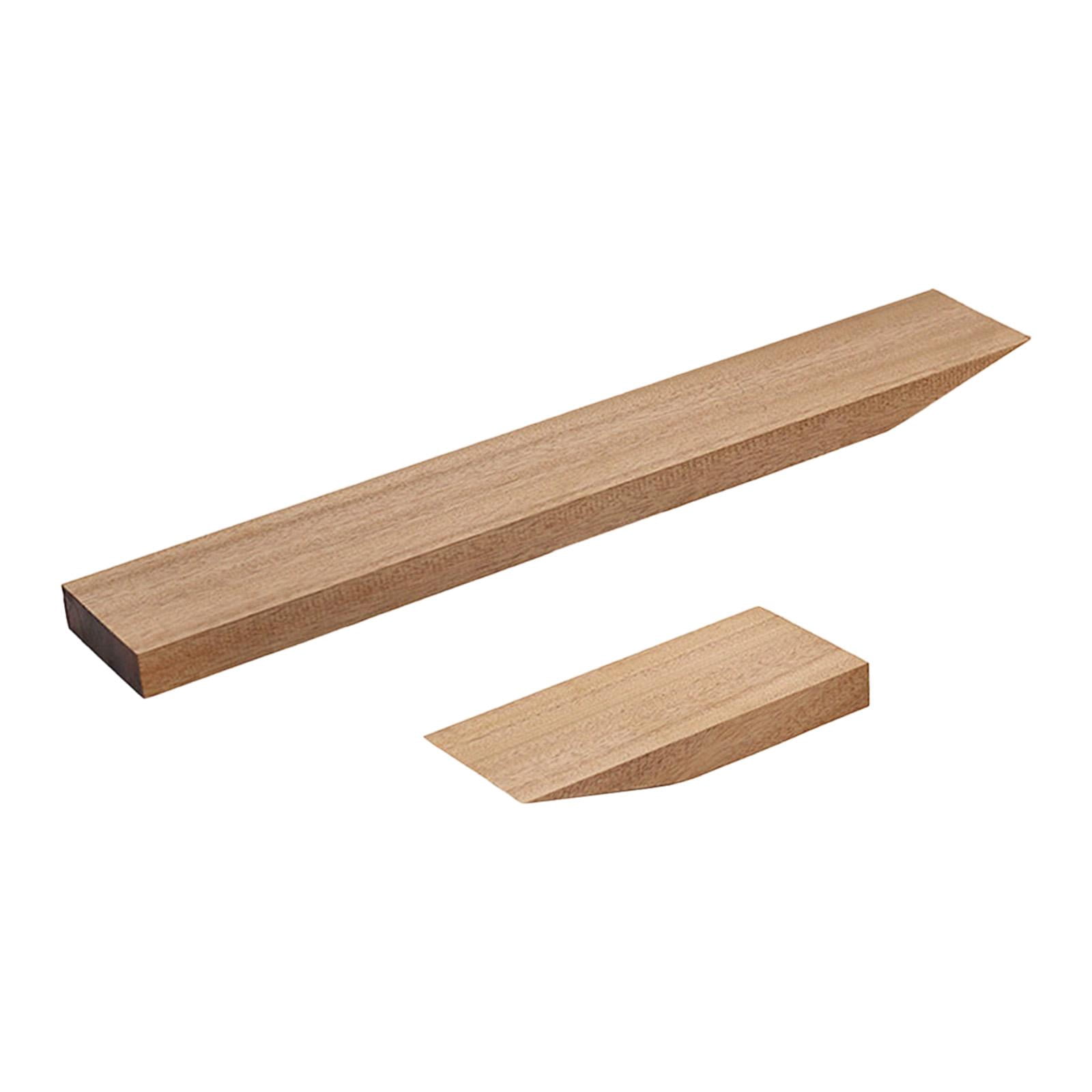 Dualoai 2PCS Wood Guitar Neck Blank Unfinished Acoustic Electric Guitar Replacement for