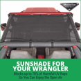 thumbnail image 2 of Sombrilla de malla con tapa MasterTop para Jeep Wrangler YJ 87-95, color negro, 2 of 6