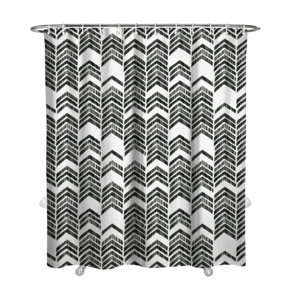 72x84 Inches Bohemian Shower Curtain Polyester Fabric with Tribal Ethnic Pattern Bathroom Decor Earthy Vibes
