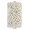 thumbnail image 3 of Cuerda de algodón para manualidades, bricolaje, hilo de algodón para tejer, manualidades, hilo de cuerda trenzada, 3 mm, 200 m, 1 rollo seitruly HA001999-01, 3 of 6