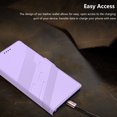 thumbnail image 5 of For Samsung Galaxy S25 Ultra PU Leather Wallet Phone Case,Exquisite Embossed Designing,Flip Folio Cover,With Kickstand Credit Card Holders Slots,Magnetic Closure Shockproof Phone Case,Purple, 5 of 8