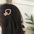 thumbnail image 4 of Pince à Cheveux Créative Mode Perle Décor Pince à Cheveux en Alligator pour les Femmes, 4 of 10