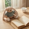 thumbnail image 5 of Small Bunny Plushie Doll, Soft Bunny Stuffed Animal Figure, Cute Size Rabbit Toy for Home Display, Cozy Animal Plush for Travel, Adorable Bunny Gift for Friends, 5 of 6