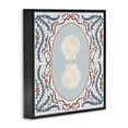 thumbnail image 2 of Stupell Industries French Country Shells Portrait on Gingham Black Framed Giclee Art, 12 x 12, by Vero Illustrates, 2 of 8