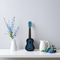 thumbnail image 3 of SHOWERORO Beginners Guitar Music Instrument Acoustic Guitar Blue for Kids Home Practice 1Set, 3 of 7