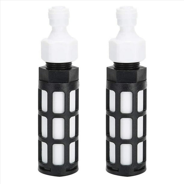 2X Filtro de Agua para Bomba y de NebulizacióN Rociador de Agua para Manguera de Agua de 1/4 de Pulgada