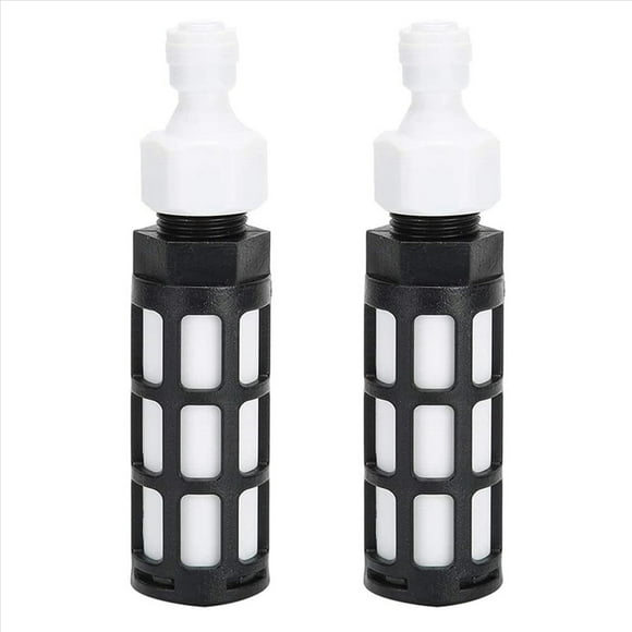 2X Filtro de Agua para Bomba y de NebulizacióN Rociador de Agua para Manguera de Agua de 1/4 de Pulgada